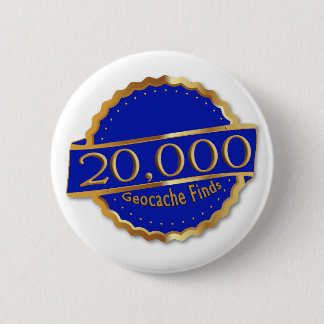 20.000 FINDS ACHIEVEMENT GeoCaching AWARD Button