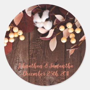 20 - 1.5" Bevorzugen Sticker Cotton Branch auf Dun