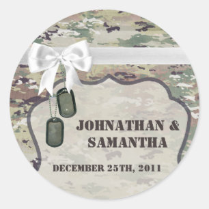 20 - 1.5" Bevorzugen Stickers Army OCP Camouflage