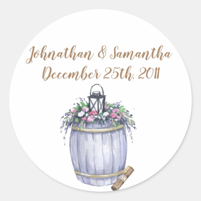 20 - 1,5" Bevorzugung Sticker Sommer Land Hochzeit (Vorderseite)