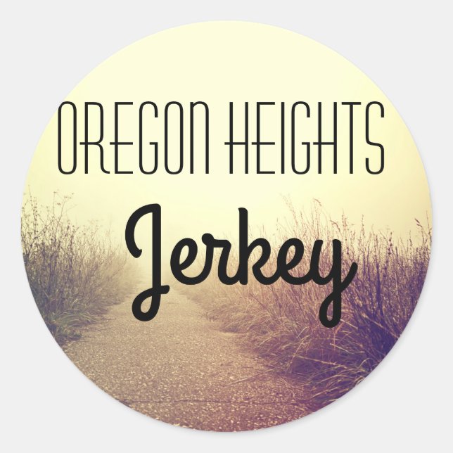 20 - 1,5" Business Stickers Sunrise Pathway Walkw (Vorderseite)