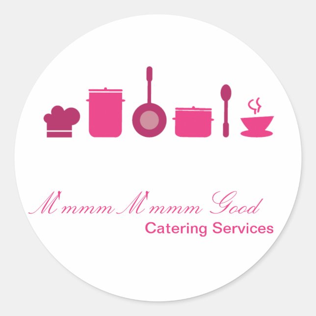 20 - 1,5" Catering Koch Business Stickers (Vorderseite)