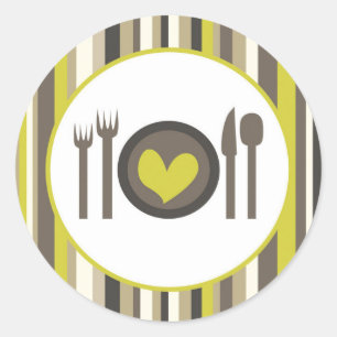 20 - 1,5 Umschlag Aufkleber China-Platte Silberwar