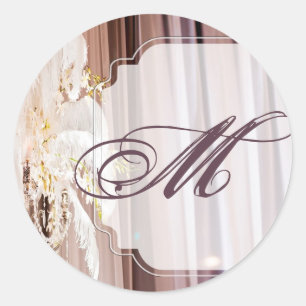 20 - 1,5 Umschlag Aufkleber Feather Centre Piece G