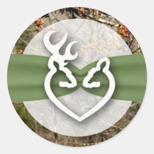 20 - 1,5 Umschlag Aufkleber Hirschkuh Doe Buck Cam