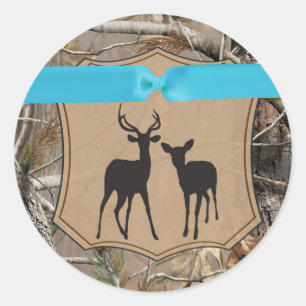 20 - 1,5 Umschlag Aufkleber Jagd auf Hirschknochen