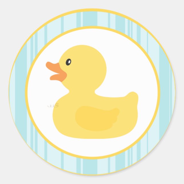 20 - 1,5" Umschlag Aufkleber Kautschuk Ducky Blase (Vorderseite)