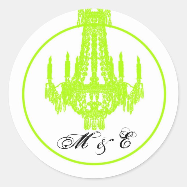 20 - 1,5 Umschlag Aufkleber Kristallleuchter Glitz (Vorderseite)