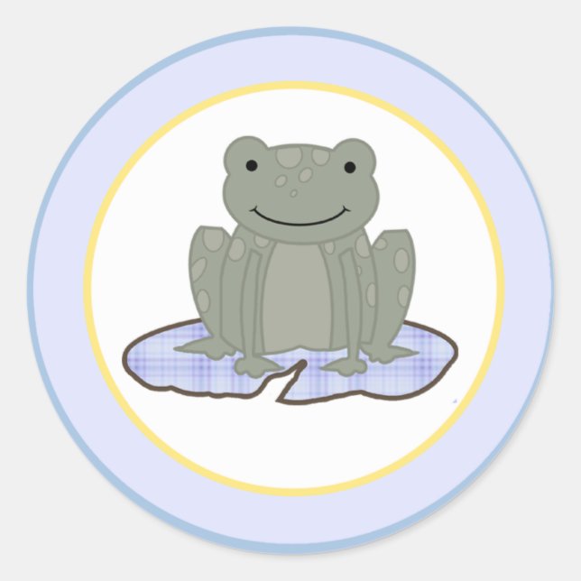 20 - 1,5" Umschlag Aufkleber Leap Frosch Schildkrö (Vorderseite)