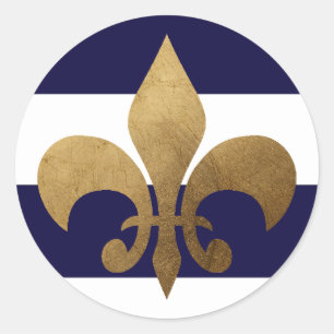 20 - 1,5 Umschlag Aufkleber Moderne Stripnavy Weiß