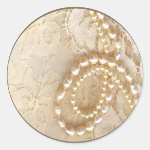 20 - 1,5 Umschlag Aufkleber Pearl & Lace