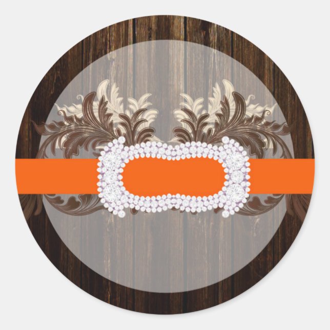 20 - 1,5 Umschlag Aufkleber Stallholz Diamantschle (Vorderseite)