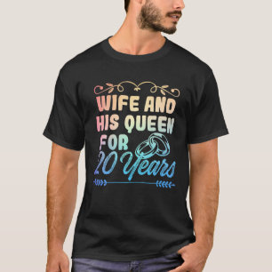 20. 20-jährige Hochzeitstag Ehefrau T-Shirt