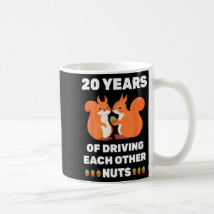20. 20-jähriges Hochzeitsjubiläum Funny Couple für Kaffeetasse