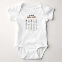 20 Babytypen Gekackt, 1-Stück-Bodysuit