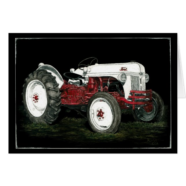 "20 Chevaux" - Carte Tractor (Devant Horizontal)