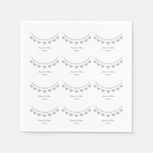 20. China Hochzeitstag bunting Design Serviette