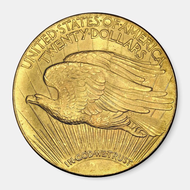 20-Dollar-US-Eagle-Goldstück Magnet (Vorne)