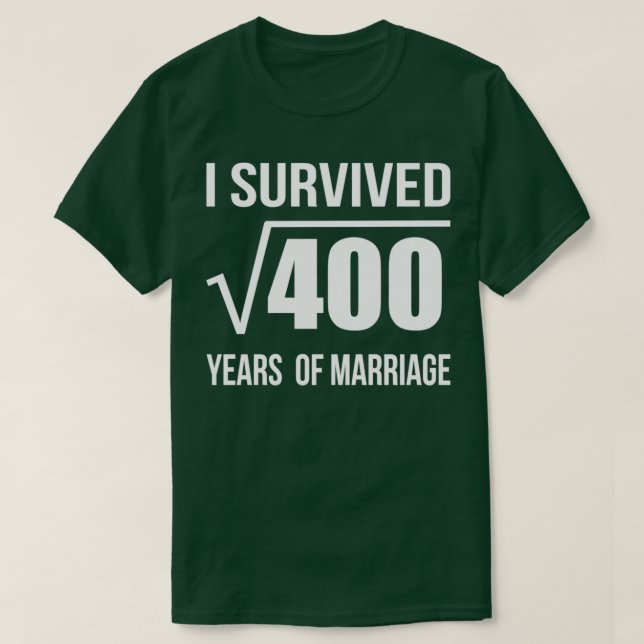 20. Ehejubiläum Hochzeitsgeschenk 20 Jahre Wir T-Shirt (Design vorne)