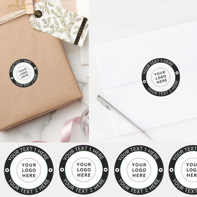 20 Firmenlogos hier | Standard Simple Stickers (company stickers customizable
)