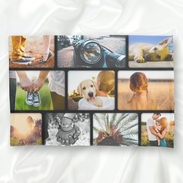 20 Foto-Kissen-Case-Vorlage Collage Black Frame Kissenbezug (Von Creator hochgeladen)