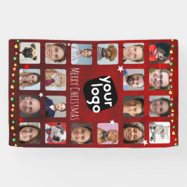 20 Fotos Frohe Weihnachten aus dem Team Branding Banner