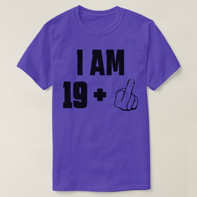 20. Geburtstag 3 T-Shirt (Design vorne)