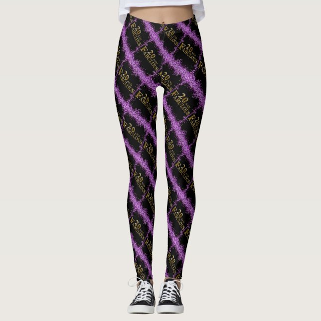 20. Geburtstag Leggings (Vorderseite)