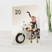 20. Geburtstag, Motorrad und Mädchen