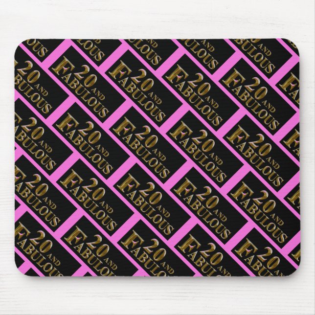 20. Geburtstag Mousepad (Vorne)