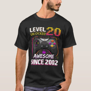 20. Geburtstag s für Jungen Stufe 20 unverschlosse T-Shirt
