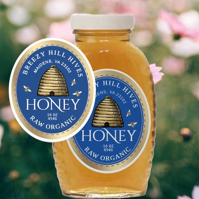 20 Gold Skep avec miel Honeybees Honey sur Sticker (Créateur téléchargé)