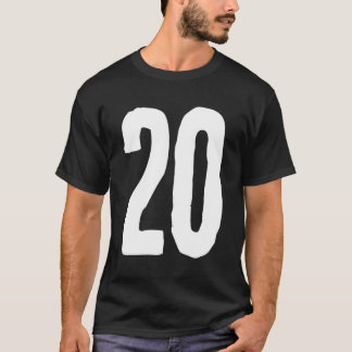 20 Happy B-Day Py Lava Schriftart T-Shirt