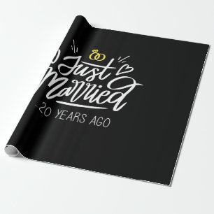 20. Hochzeit Geschenkpapier