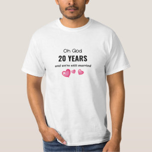 20. Hochzeit-Jubiläum Gefallen für ihn oder sie T-Shirt
