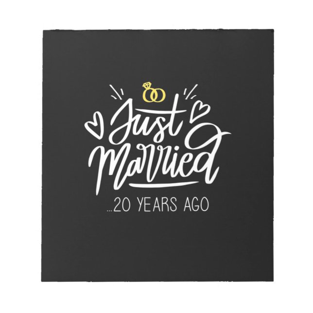 20. Hochzeit Notizblock (Vorderseite)