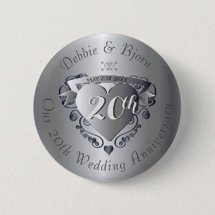 20. Hochzeitstag Button