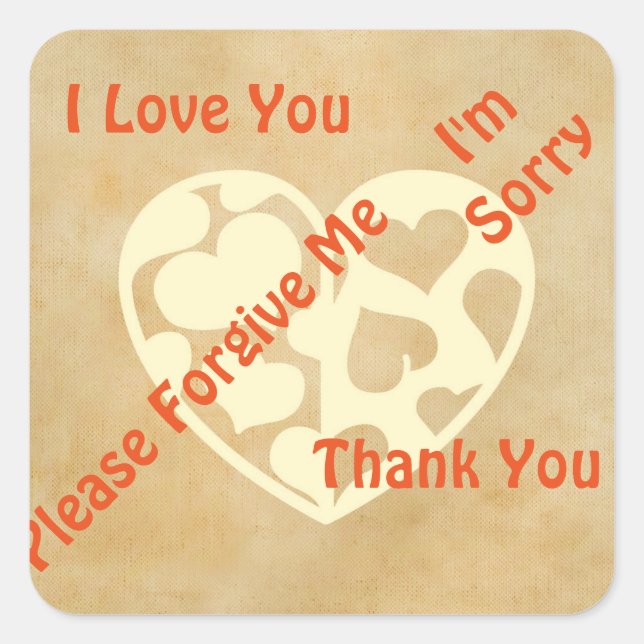 20 Ho'oponopono Aufkleber reinigen (Vorderseite)