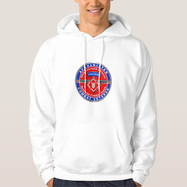 20. Ingenieur Brigade Afghanistan Veteran Hoodie (Vorderseite)