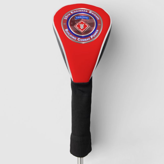 20. Ingenieur-Brigade-Im Flugzeug Golf Headcover (Vorderseite)