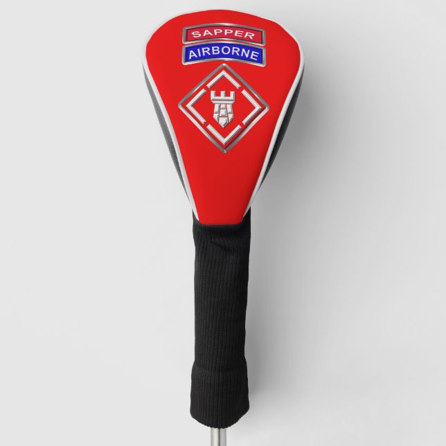 20. Ingenieur Brigade-Im Flugzeug Sapper Golf Headcover (Vorderseite)