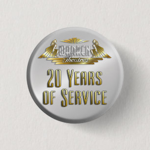 20 Jahr-Button Button