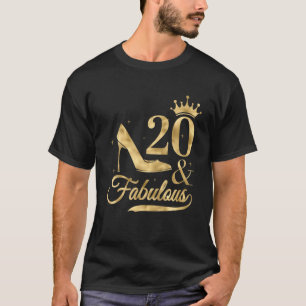 20 Jahre alt Geschenke T-Shirt für Frauen 20 und