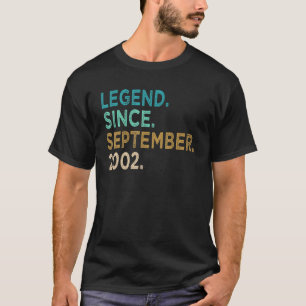 20 Jahre alt  Großartig seit September 2002 20. 25 T-Shirt