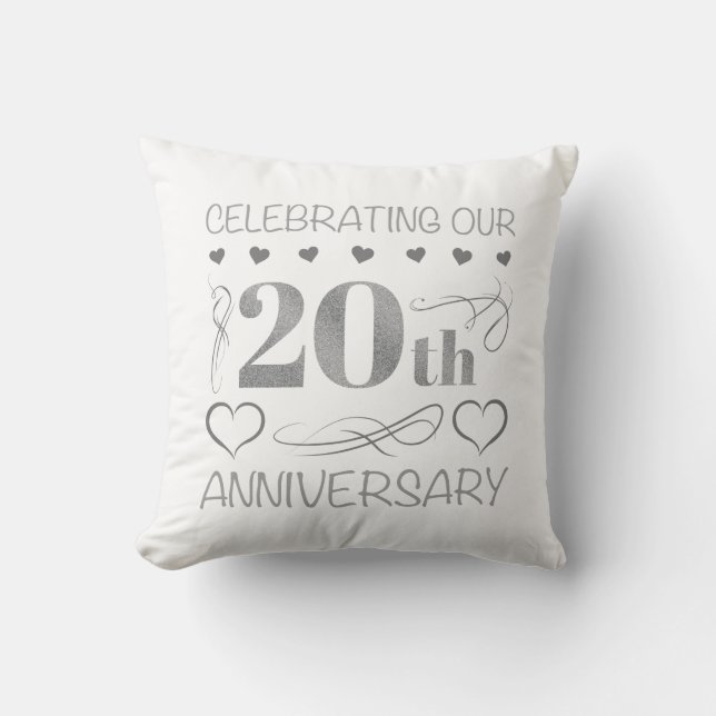 20 Jahre alt Kissen (Vorderseite)