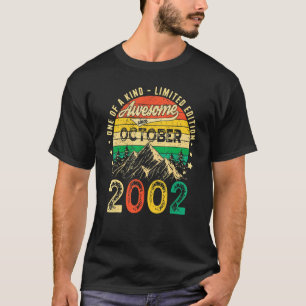 20 Jahre alt Phantastisch seit Oktober 2002 20. Ge T-Shirt