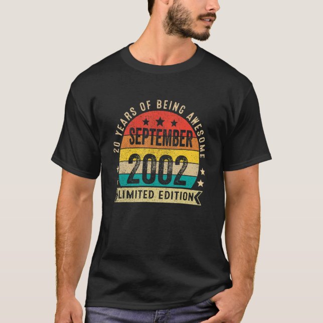 20 Jahre alt September 2002 20. T-Shirt (Vorderseite)