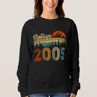20 Jahre alte Geschenke Männer Frauen Vintag 2005  Sweatshirt