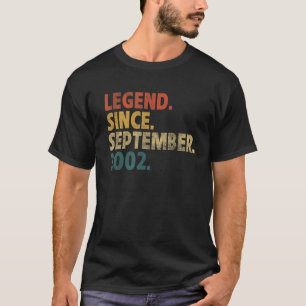 20 Jahre alte Legende Seit September 2002 20. Gebu T-Shirt