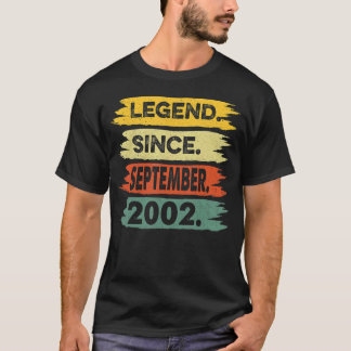 20 Jahre alte Legende Seit September 2002 20. Gebu T-Shirt